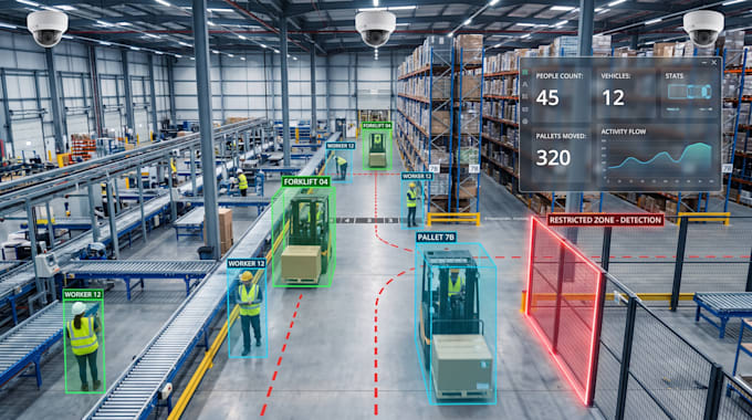 build a real time video analytics system for cctv, IP cameras, and live streams