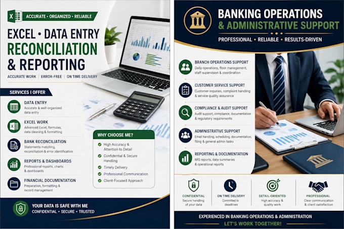 provide professional financial administrative services