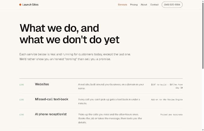build a professional website for your local business