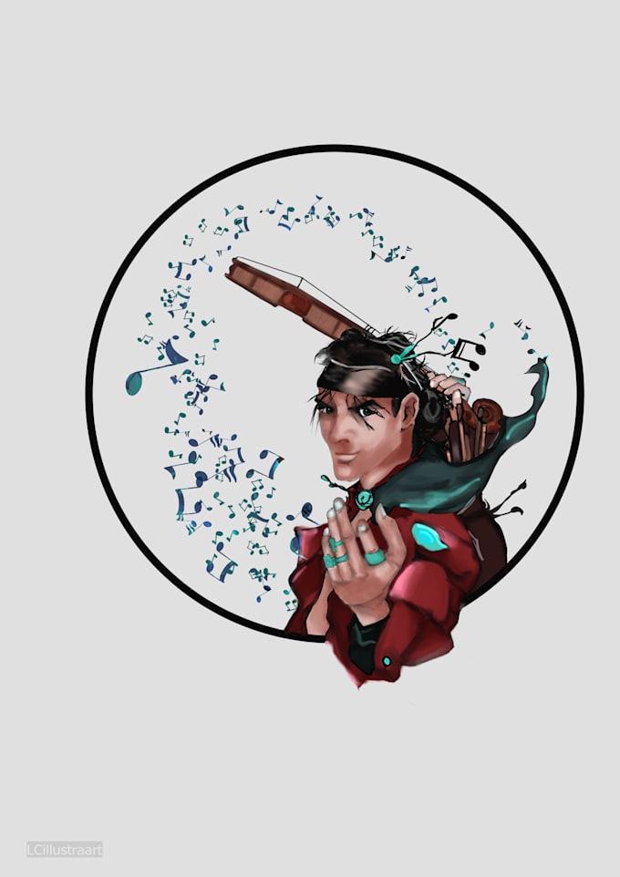 create a fantasy character or scene illustration