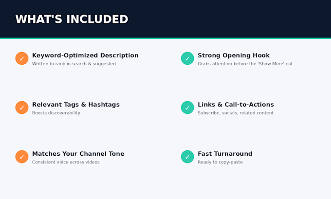 write SEO optimized youtube video descriptions