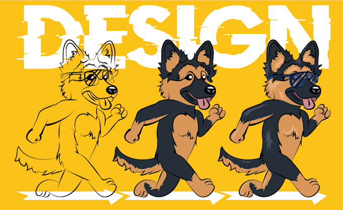design a cartoon mascot logo