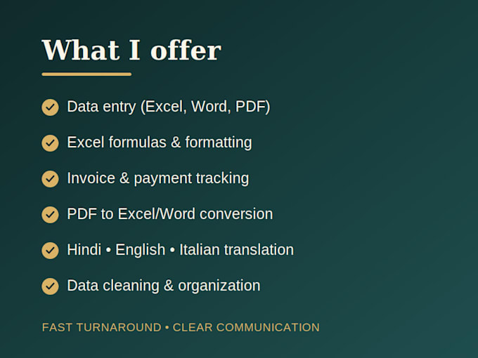 do accurate data entry and excel spreadsheet work