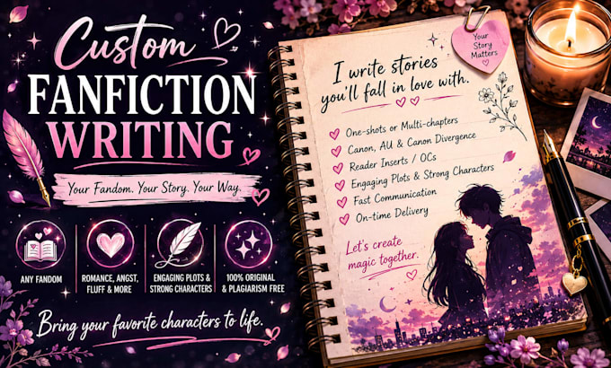 write custom fanfiction for your favorite fandom