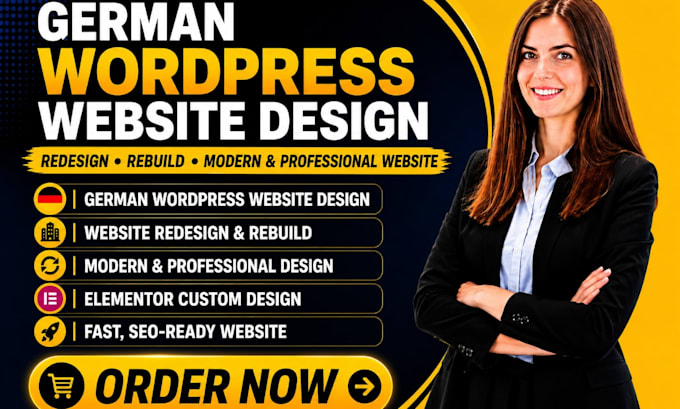 design german wordpress redesign rebuild german website german website design