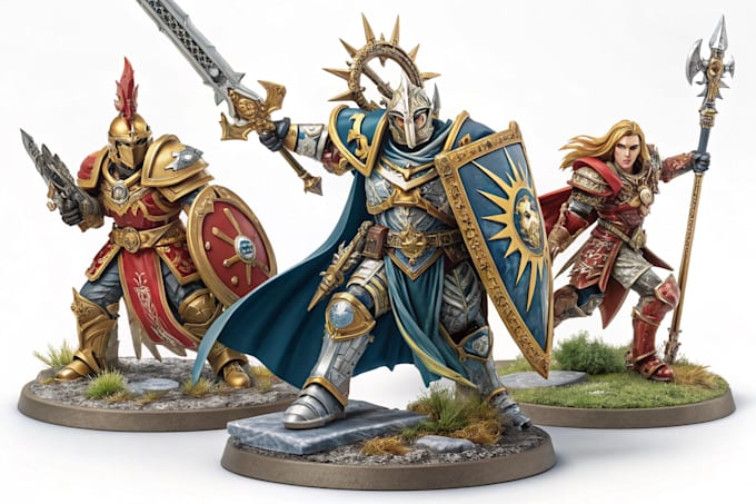 paint your warhammer 40k, sigmar and dnd miniatures