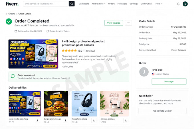 design professional product promotion posts and ads