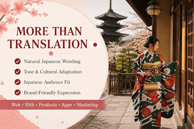 localize your content for the japanese market