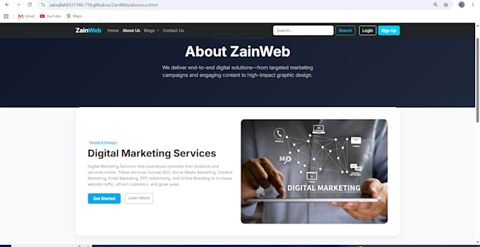 make a beautiful website