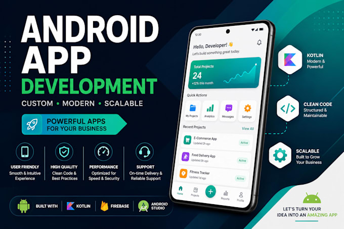 develop native android apps