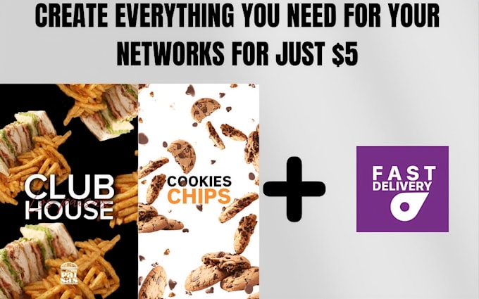 design posts, banners , logo  for your social network