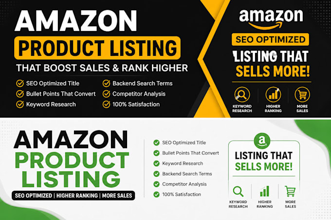 amazon product listings with SEO and shopify product upload