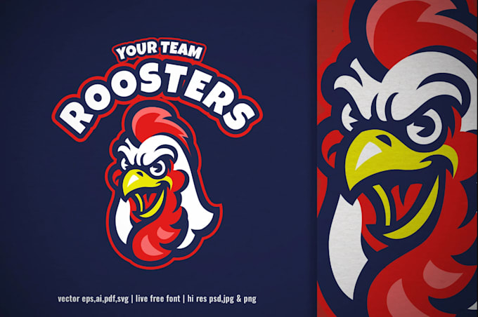 design a cute custom chicken and chick logo