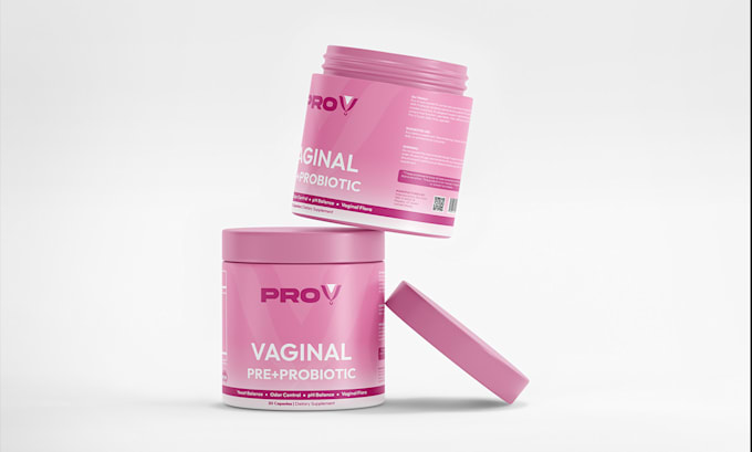 design supplement and wellness product packaging