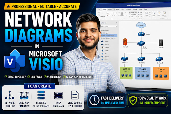 design and configure cisco packet tracer network projects