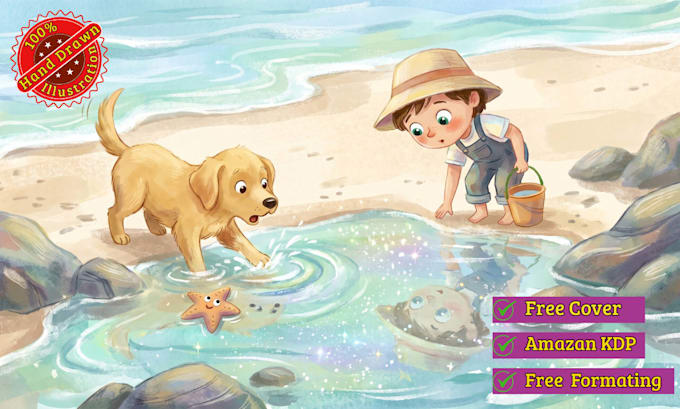 draw children picture book illustration