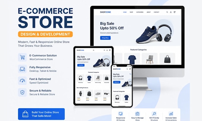 redesign a woocommerce webshop or wordpress ecommerce store