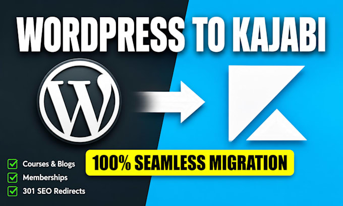 migrate wordpress to kajabi course website blog and membership kajabi migration