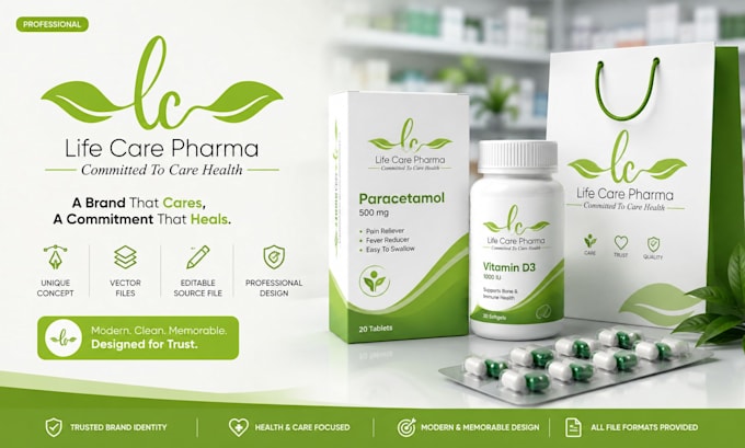 do premium logo design for your brand
