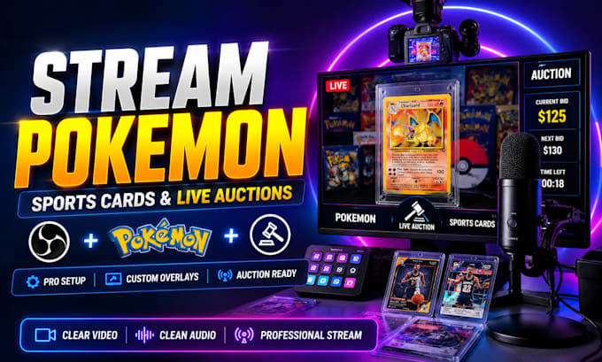 design custom stream alerts, overlays and obs scenes for your stream