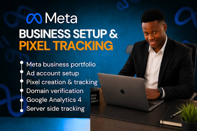 set up meta business manager and meta pixel tracking