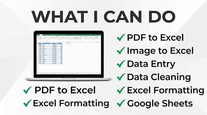 convert PDF to excel