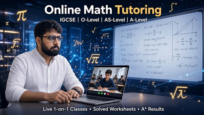 provide expert online maths tutoring and custom worksheet for o level a level