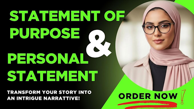heavily edit and proofread your statement of purpose and personal statement