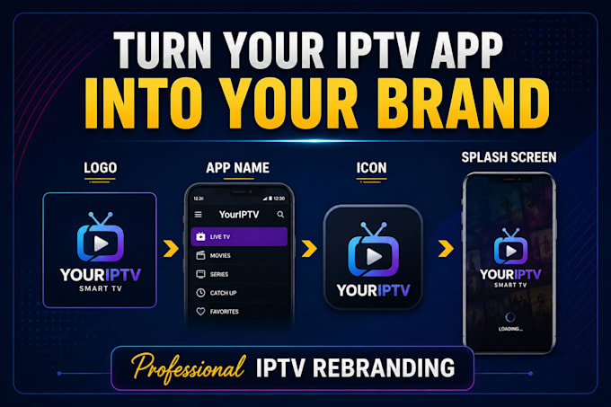 professionally rebrand and customize your iptv android app