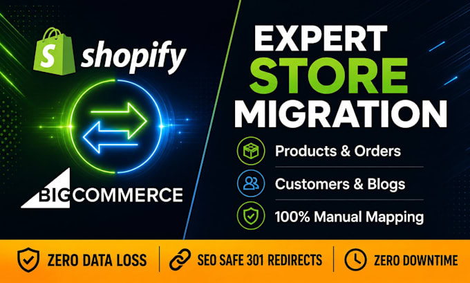 migrate from bigcommerce to shopify ecommerce store or shopify to bigcommerce