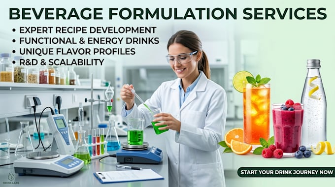 develop professional food and beverage formulations