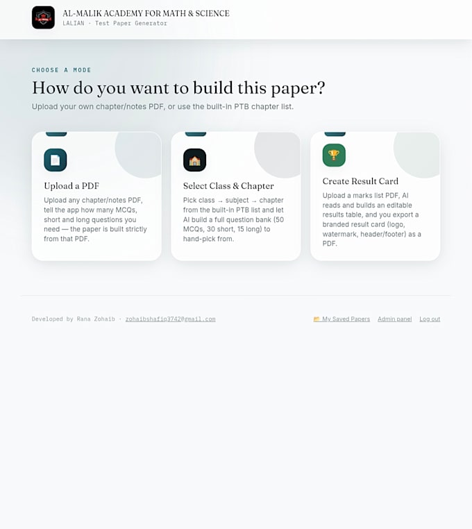 develop a nextjs ai powered web application