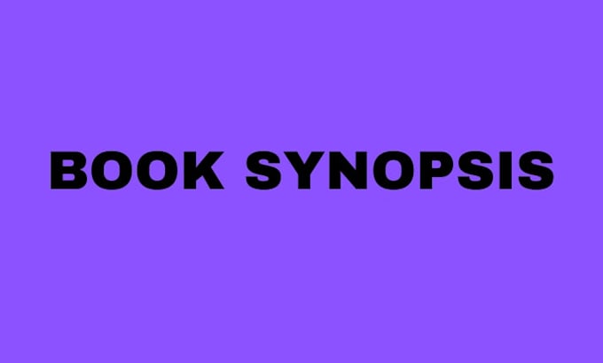 write a professional book synopsis, summary and query letter