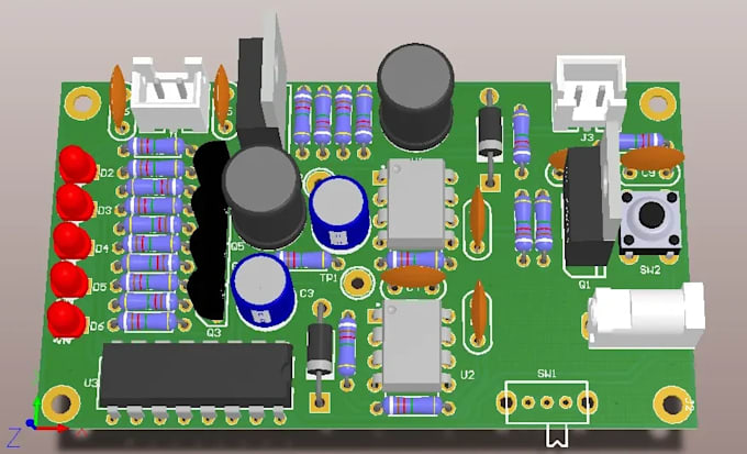 design industrial pcb with sensor interface and gerber files bom