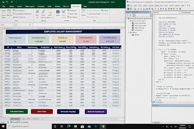 excel vba macros and automation