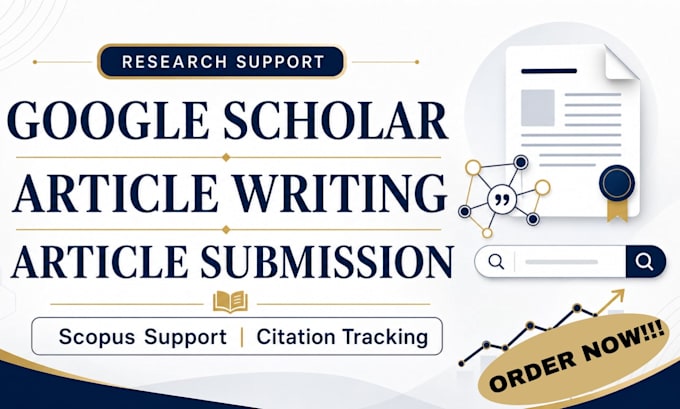 write research articles, submit to scopus, and increase google scholar citations