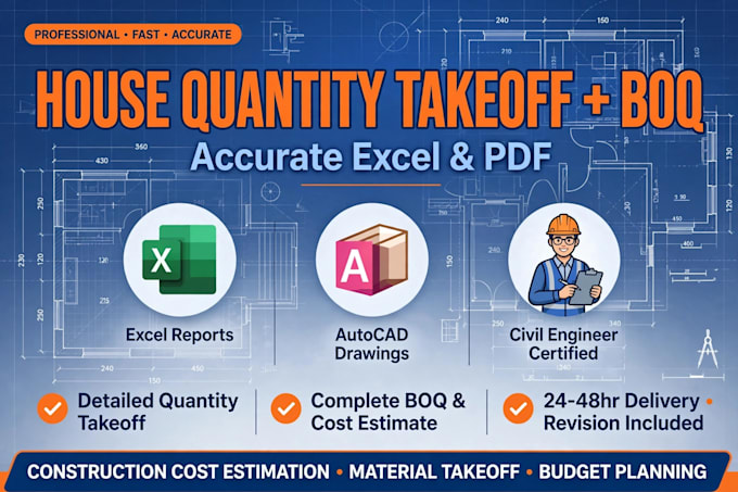 do construction cost estimation quantity takeoff and boq