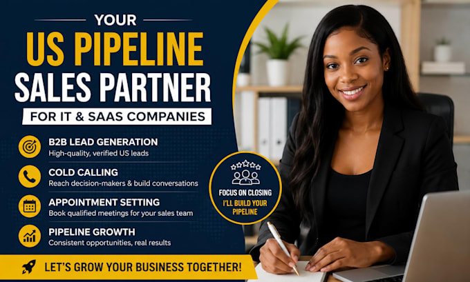us pipline sales partner appointment setting for IT saas cold calling b2b sales