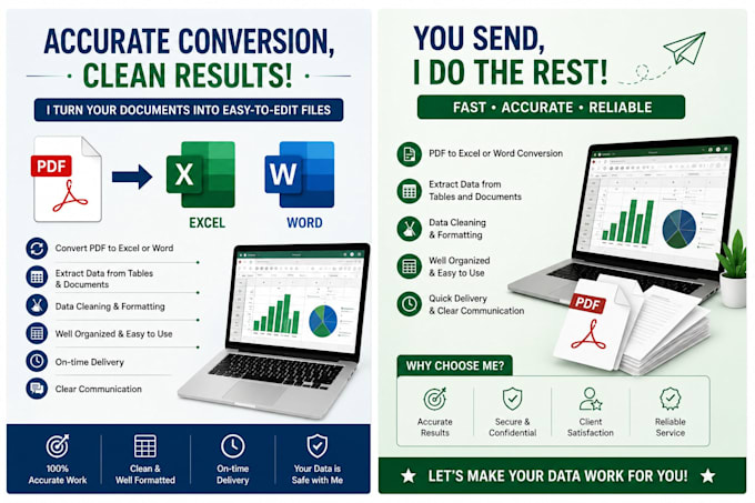convert PDF to editable excel or word
