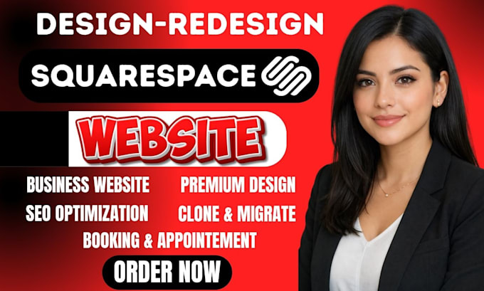 do squarespace business website, update squarespace, booking website design