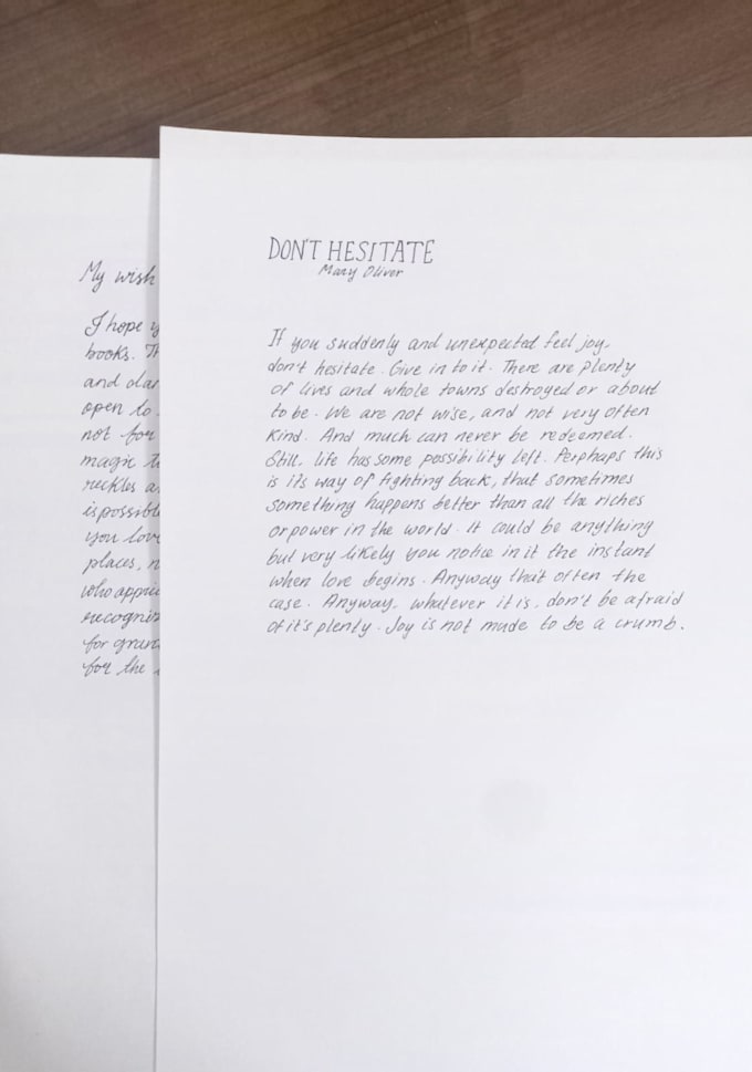 write anything custom with my elegant handwriting