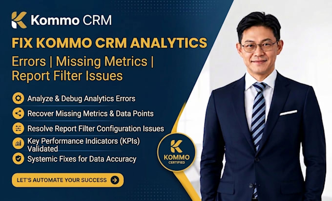 fix kommo crm analytics errors missing metrics report filter issues