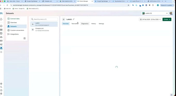 setup meta facebook pixel, conversion API and server side tracking