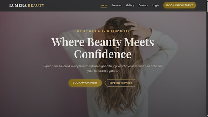 create a responsive frontend website