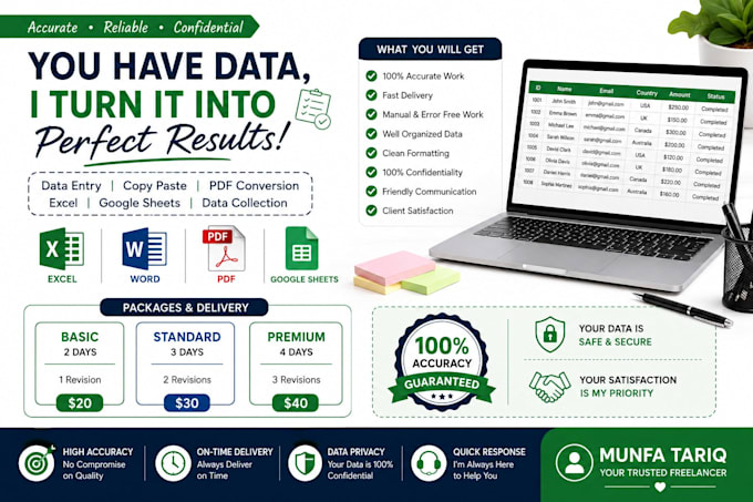 do accurate data entry and copy paste tasks