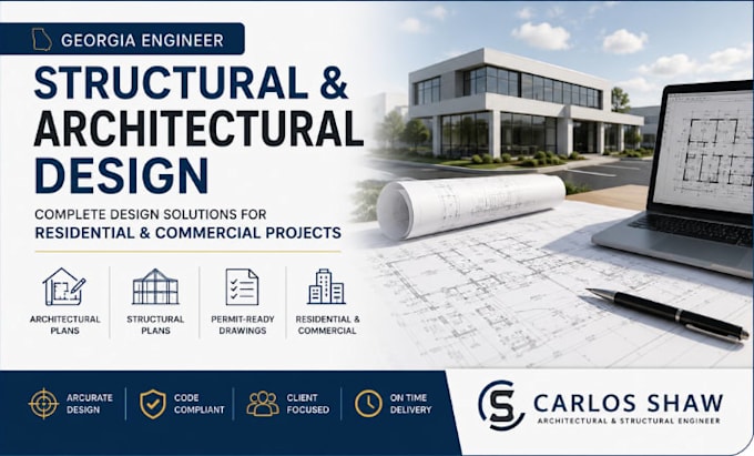 structural and architectural sets design as engineer in georgia