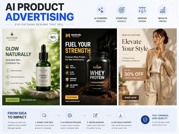 design professional ai social media posts and ads