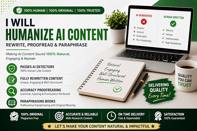 humanize ai content and proofread professionally