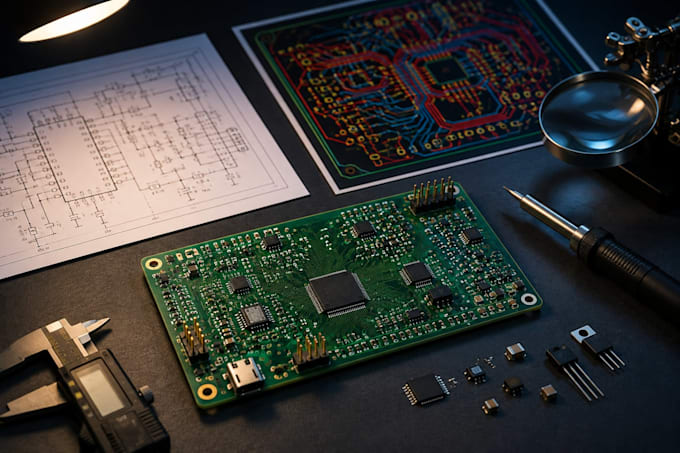 design pcb prototype from schematic to manufacturing