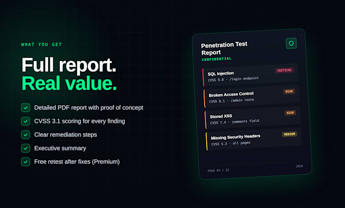 perform a professional penetration test on your web app or network